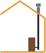 Kit de fumée de 80 mm pour évacuation des fumées poêles à granulés
