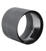 TEN - KIT TUYAU RACCORDEMENT DROIT POÊLE A BOIS SUR LE DESSUS ⌀150 NOIR MAT+ CACHE CONDUIT – Image 4