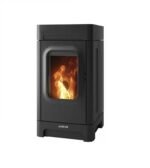 Poêle à granulés CANIS acier noir 6 KW