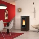 Poêle à granulés EXTRAFLAME Dahiana VDF bronze 10 kW