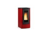 Poêle à granulés EXTRAFLAME Dahiana VSF bordeaux 10 kW