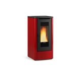 Poêle à granulés EXTRAFLAME Dahiana VSF bordeaux 10 kW
