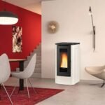 Poêle à granulés EXTRAFLAME Dahiana VSF ivoire 10 kW