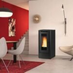 Poêle à granulés EXTRAFLAME Dahiana VSF noir 10 kW