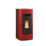 Poêle à granulés EXTRAFLAME Klaudia bordeaux 8 KW