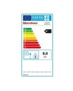 Poêle à granulés EXTRAFLAME Klaudia bordeaux 8 KW – Image 3