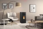 Poêle à granulés EXTRAFLAME Klaudia plus noir 8 KW