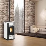 Poêle à granulés EXTRAFLAME Serafina Evo blanc 8 kW