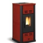 Poêle à granulés EXTRAFLAME Serafina Evo bordeaux 8 kW