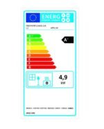 Poêle à granulés FREEPOINT Atrium 5 airtight bordeaux 5 kW – Image 3