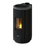 Poêle à granulés FREEPOINT Chrome titanium gris 7kW