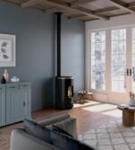 Poêle à granulés FREEPOINT Chrome titanium gris 7kW – Image 2