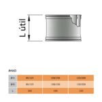 Adaptateur à chaleur ø 80/125 mm noir – Image 2