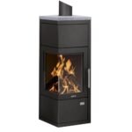 Poêle à bois JUSTUS Diego w+ noir 6 kW