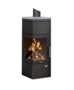 Poêle à bois JUSTUS Diego w+ noir 6 kW