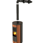 Kit façade Bioten 80/130 départ dessus pour poêles à pellet