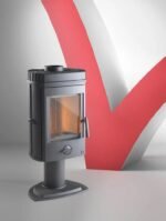 Poêle à bois INVICTA Mesnil anthracite 8 kW – Image 2