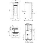 Poêle à Granulés Extraflame Klaudia Plus 5.0 - 8 Kw – Image 4