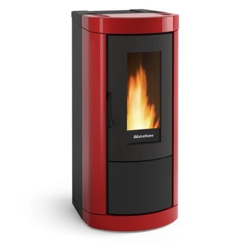 Pelletofen-La-Nordica-Extraflame-Mietta-Bordeaux_900x900.jpg Poêle à granulés La Nordica Extraflame Mietta Evo 9 kW – Image 1