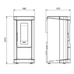 Poêle à granulés La Nordica Extraflame Mietta Evo 9 kW – Image 3