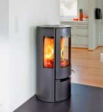 Poêle à bois ADURO 9 air 6 kW noir