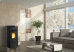 Poêle à granulés EXTRAFLAME Angela evo noir 8 kW – Image 2