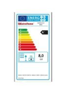 Poêle à granulés EXTRAFLAME Angela evo noir 8 kW – Image 3