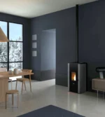 Poêle à granulés FREEPOINT Sharp airtight noir 7 kW – Image 3