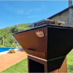 Brasero au feu de bois Colorado Corten – Image 2