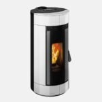 Poêle à granulés CASATELLI Charly 8 glass blanc 8.2 kW
