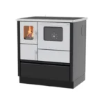 Cuisinière à bois AlfaPlam Inox 75 - 6 Kw – Image 2