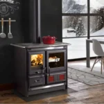 Cuisinière à bois La Nordica Rosa L 5.0 Steel - Nean - 10 Kw