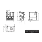 Cuisinière à Bois La Nordica Rosetta 5.0 Maiolica - 7.9 Kw – Image 9