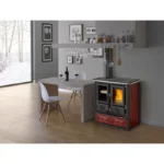 Cuisinière à bois La Nordica Rosetta Sinistra 5.0 Ceramica 7.9 Kw – Image 3