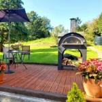 Pack four à pizza au gaz Pulcinella + chariot