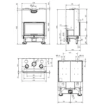 Insert à bois Monoblocco 90PA 2.0 La Nordica 13 Kw – Image 4