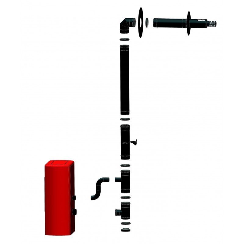 kit-conduit-concentrique-sortie-facade-ventouse-horizontale-pour-poele-a-granules-etanche-reglable-80125-noir.jpg Kit conduit concentrique sortie façade ventouse pour poêle à granulés 80/125 Noir – Image 1