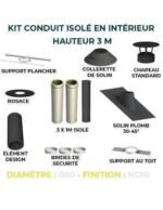 KIT CONDUIT ISOLE EN INTERIEUR - 3 MÈTRES – Image 5