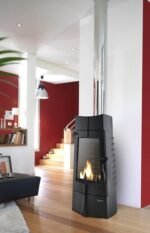Poêle à bois INVICTA Chamane anthracite 10 kW – Image 2