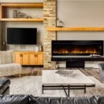 Chemin'Arte Cheminée électrique encastrable Élysée 3XL 150 cm, Effet flamme LED