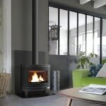 Poêle à bois INVICTA Kaori anthracite, 9 kW