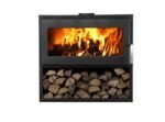 Poêle à bois SUPRA Larry bucher noir 8.5 kW