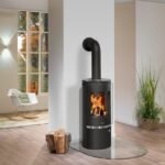 Poêle à bois JUSTUS Faro 2.0 noir 6 kW