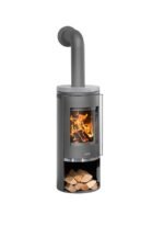 Poêle à bois JUSTUS Faro 2.0 gris 6 kW – Image 2