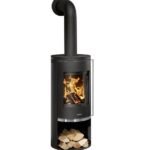 Poêle à bois JUSTUS Faro 2.0 porte fonte noir 6 kW