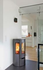 Poêle à bois ADURO 9 air 6 kW noir – Image 2