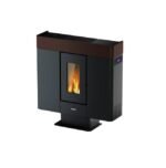 Poêle à granulés FREEPOINT Moon airtight wi-fi moka 10 kW