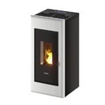 Poêle à granulés FREEPOINT One airtight blanc 7 kW