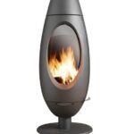 Poêle à bois INVICTA Ove noir 10 kW