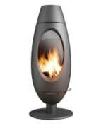 Poêle à bois INVICTA Ove noir 10 kW